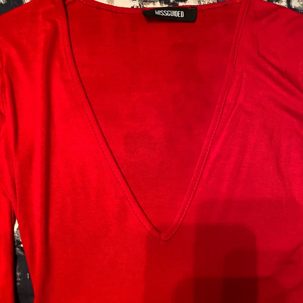 Red bodysuit